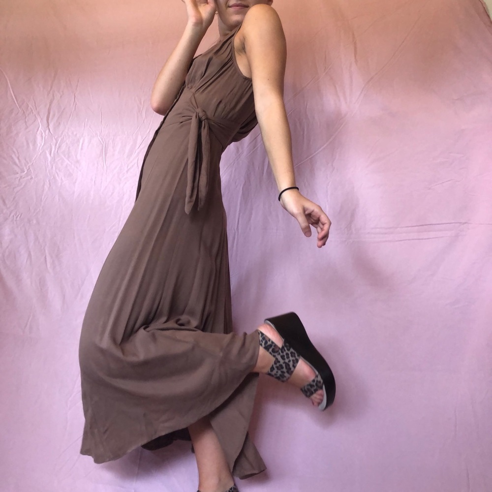 brown long dress SOLD